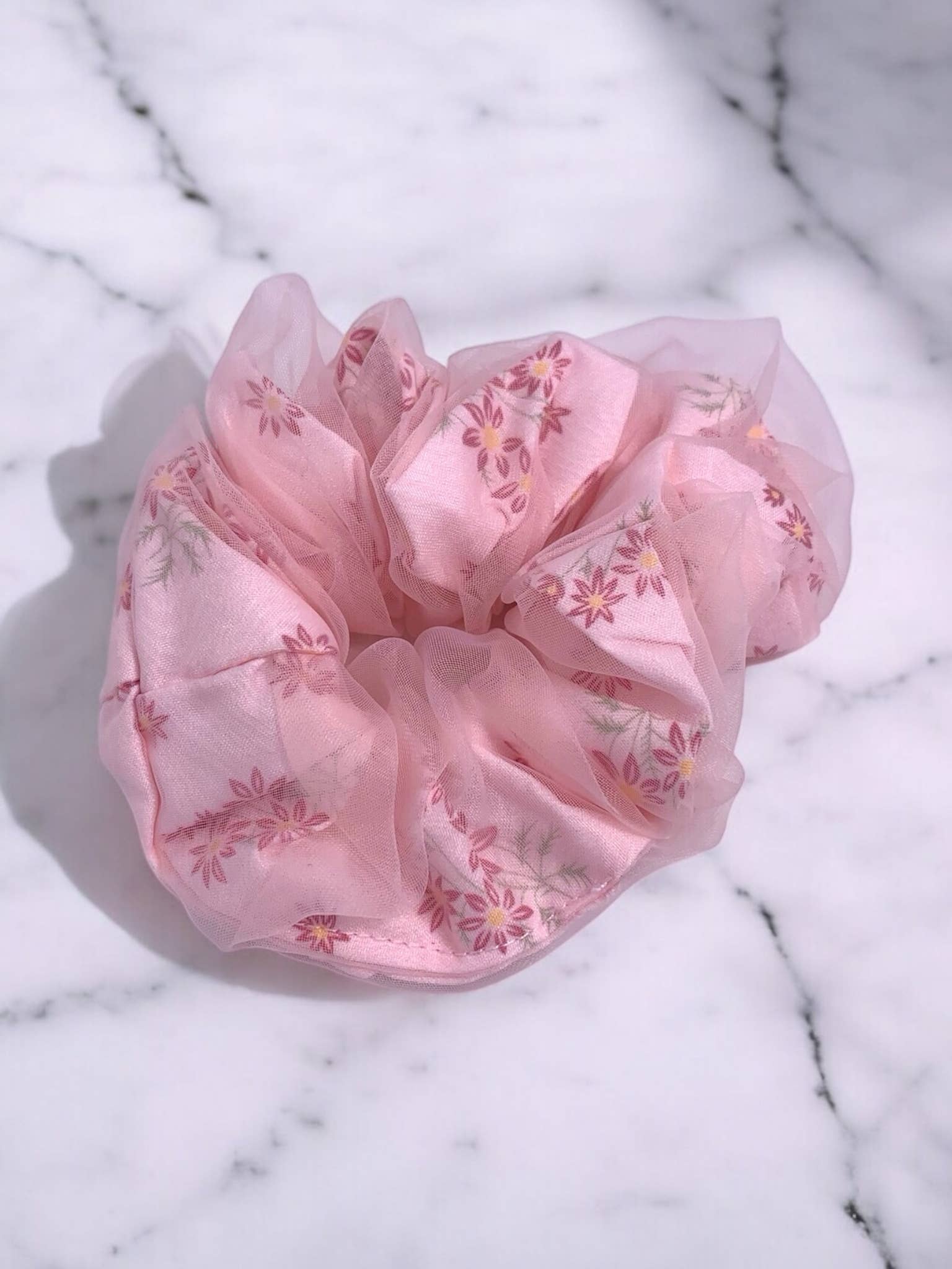 BYREN | ÉLINE L'ATELIER - Wholesale Hair Accessories Set - Women's - Floral pattern scrunchie FQ24M0