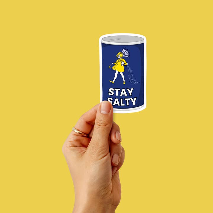 Stay Salty Sticker for wholesale by Hi From Studio