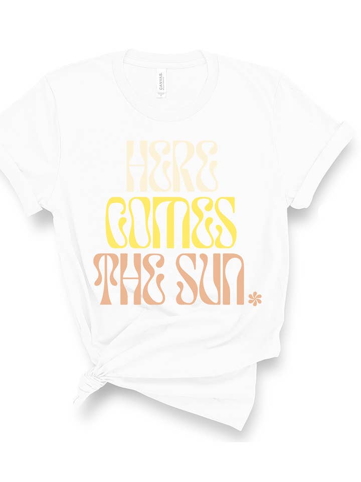 Here Comes The Sun - Unisex Fit T-Shirt for wholesale by Kelham Print