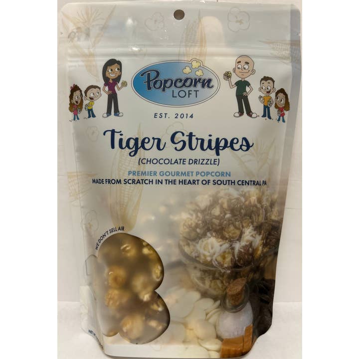 The Popcorn Loft - Wholesale Popcorn - Tiger Stripes (Chocolate Drizzle)1