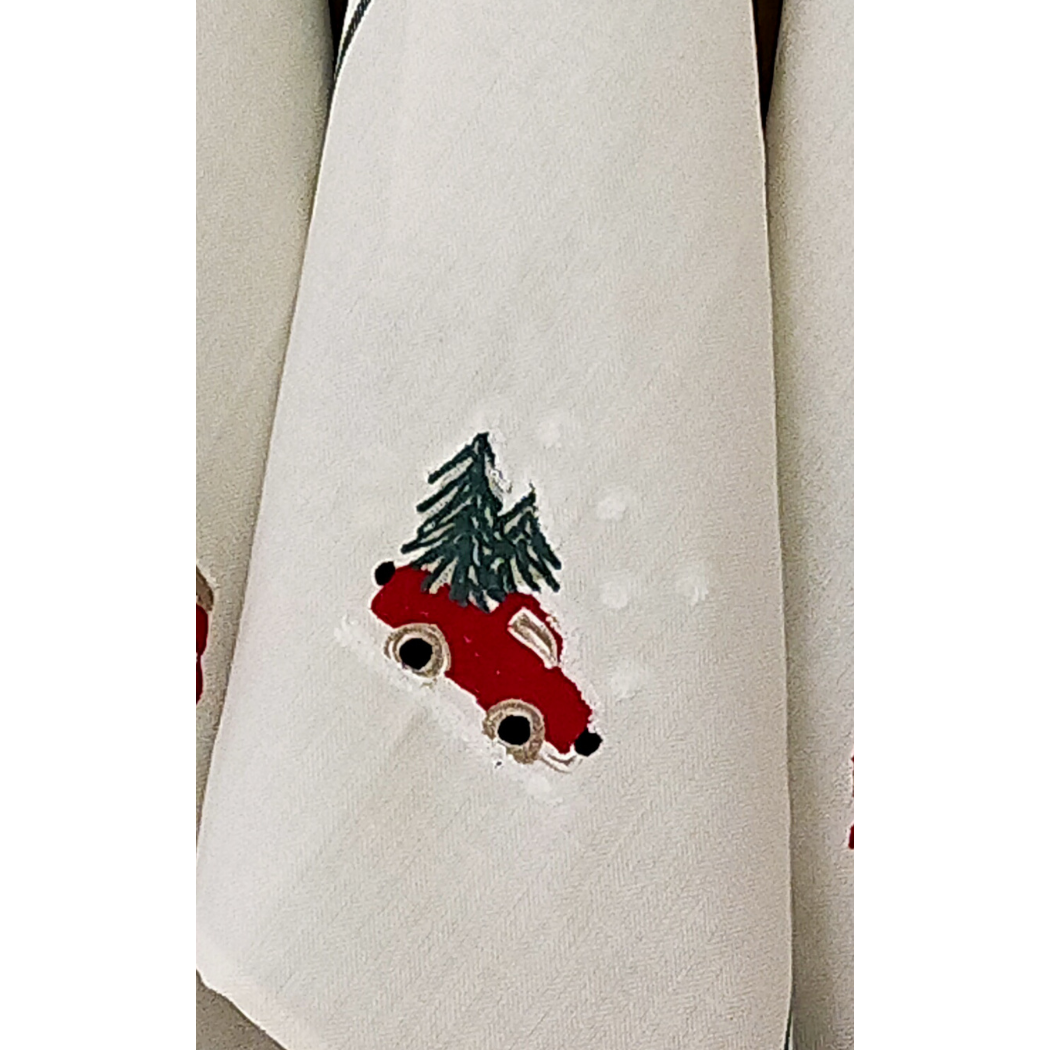 BUSATTI - Wholesale Tea Towel - TWO GREEN STRAWBERRIES CHRISTMAS TOWEL7