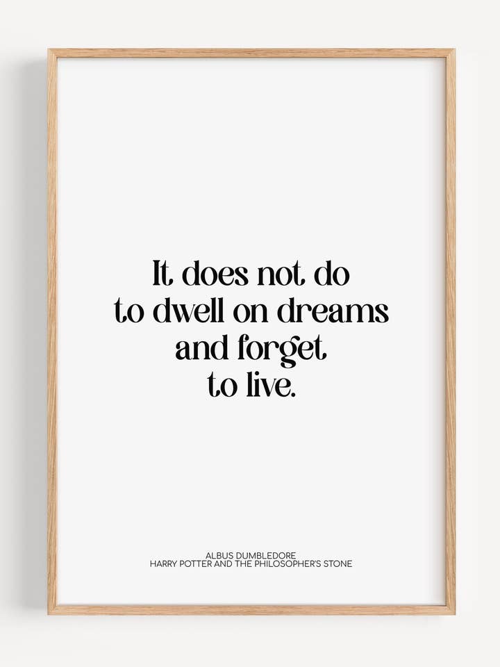 Det gör sig inte att trycka Harry Potter-citat för wholesale av Peardrop Prints
