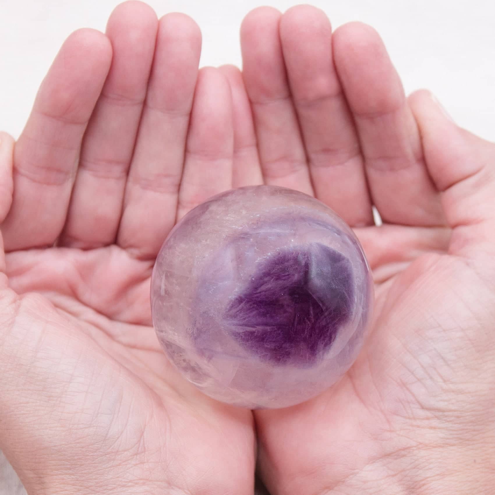 Tiny Rituals - Wholesale Spiritual Stone/Crystal - Rare Rainbow Fluorite Spheres - AAA Premium Quality60