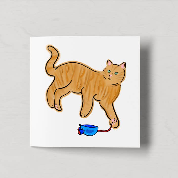 The Purr-fect regalo di compleanno (edizione per famiglie) per la vendita all'ingrosso da parte di FloofAndFlump Designs