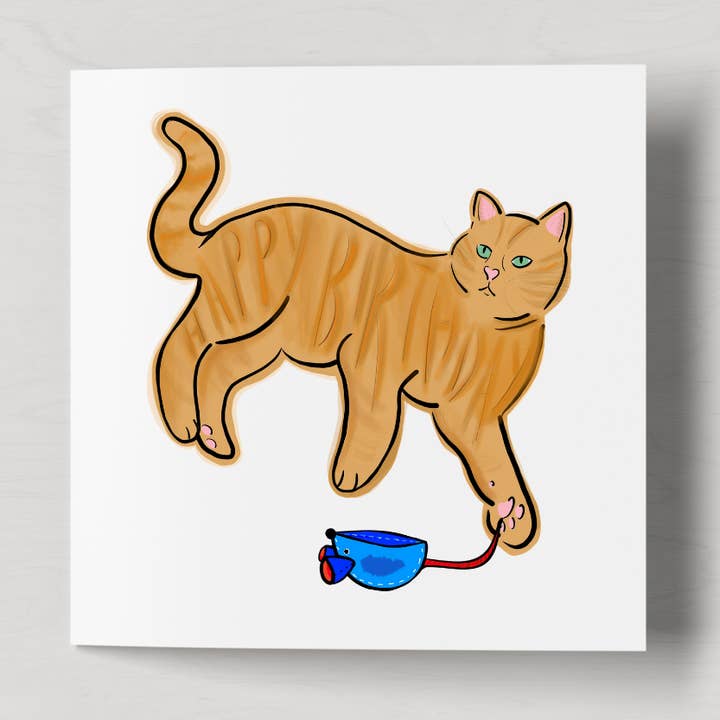 Den Purr-Fect Fødselsdagsgave (Familievenlig Edition) for engroshandel hos FloofAndFlump Designs