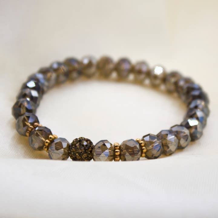 Bracelet Ilka brun fauve pour la vente par Impala