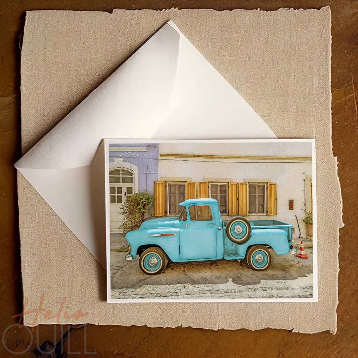 Helio Quill - Wholesale Everyday Greeting Card - Classic Cars and Trucks Greeting Card 12 Pack3