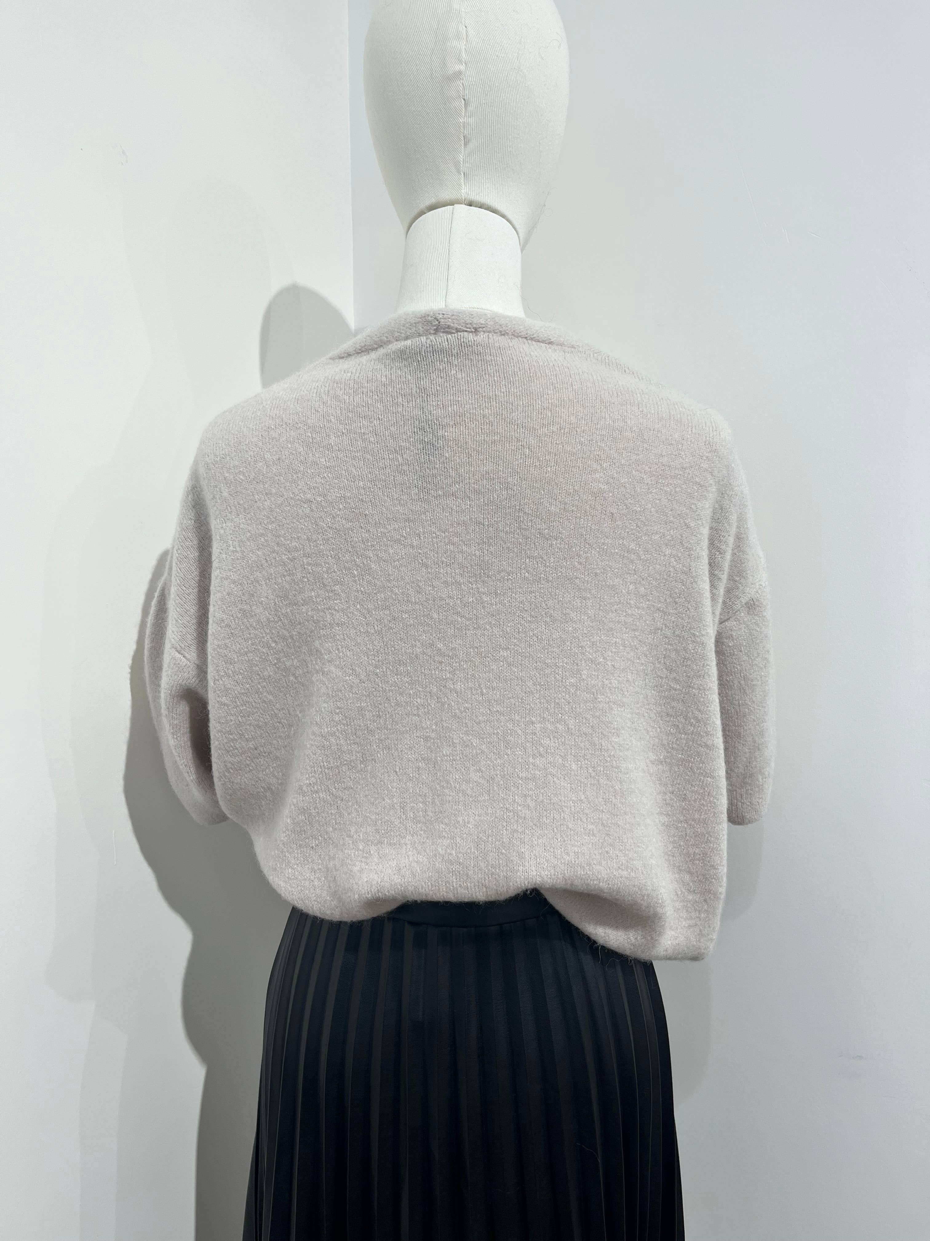 Orice – Engroshandel Cardigan - Dame – Kortærmet vest i 30% baby alpaka strik - Orice2