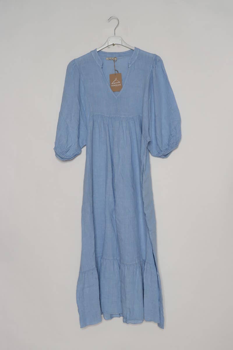 LÉA & LUC – Großhandel Kleid – Damen – 100 % Leinenkleid REF. 110930