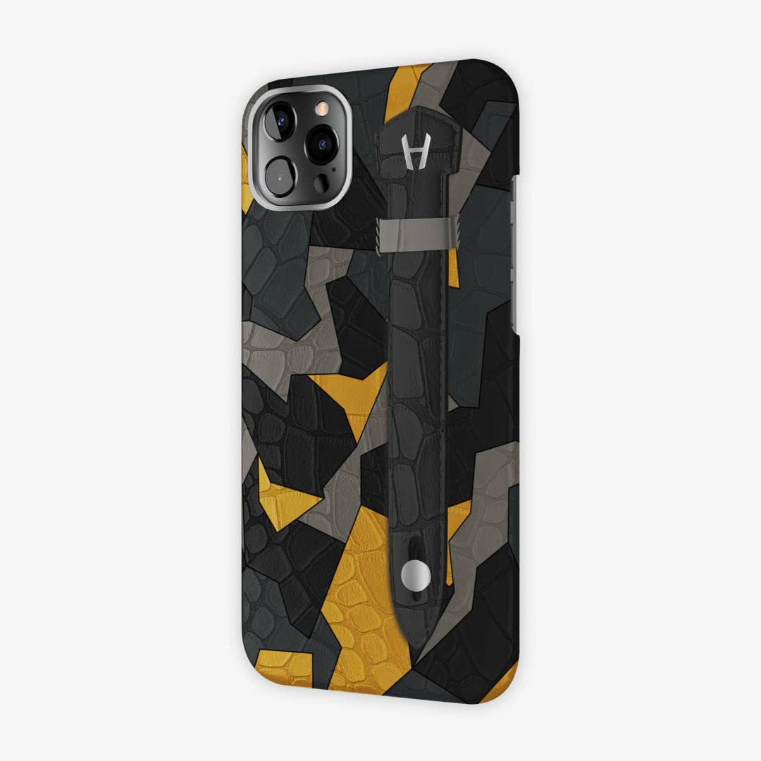 Hadoro Paris – Engroshandel Telefonetui – Kvinder – Alligator Vinkel Camo Finger Taske til iPhone 12 Pro Max7