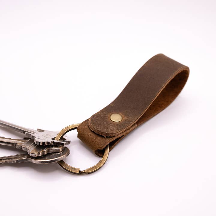 Lindy Leather - Wholesale Keychain - Unisex - Leather Key Ring - Keychain