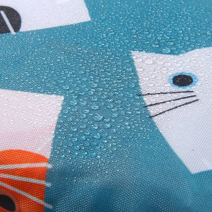 Faye UK Ltd - Venta al por mayor Bolsas de la compra - Bolsa de Compras Grande Reutilizable y Plegable Eco Chic Gato de Dibujos Animados