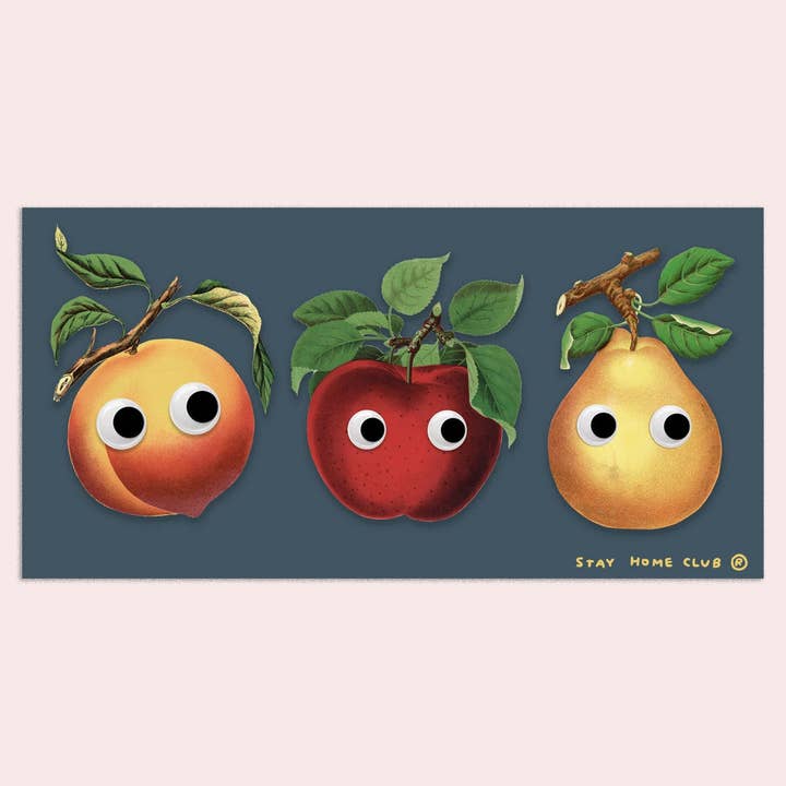 Stay Home Club - Wholesale Sticker - Googly Fruit Bumper Sticker