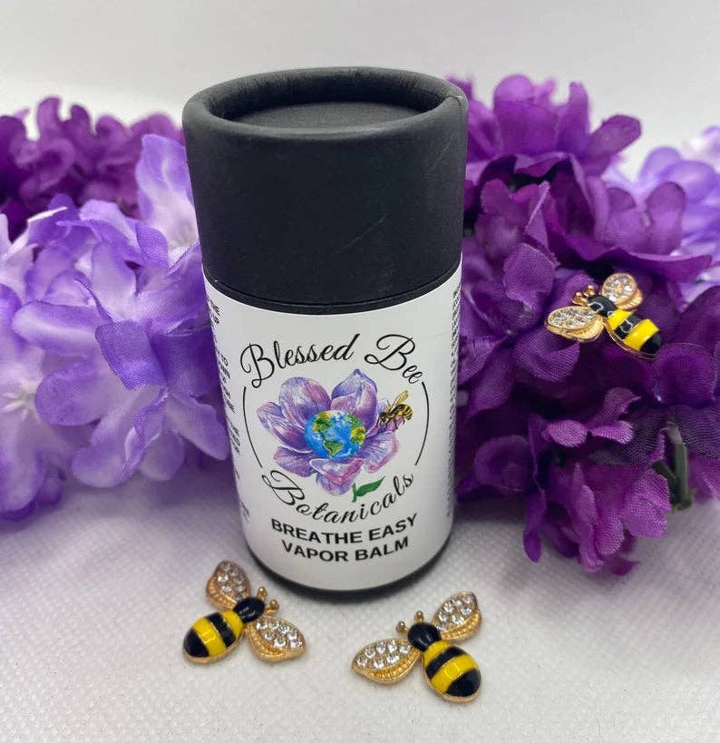 Blessed Bee Botanicals - Wholesale Healing Salve/Balm/Cream - Breathe Easy Vapor Balm | Organic Cold & Cough Vapor Balm1