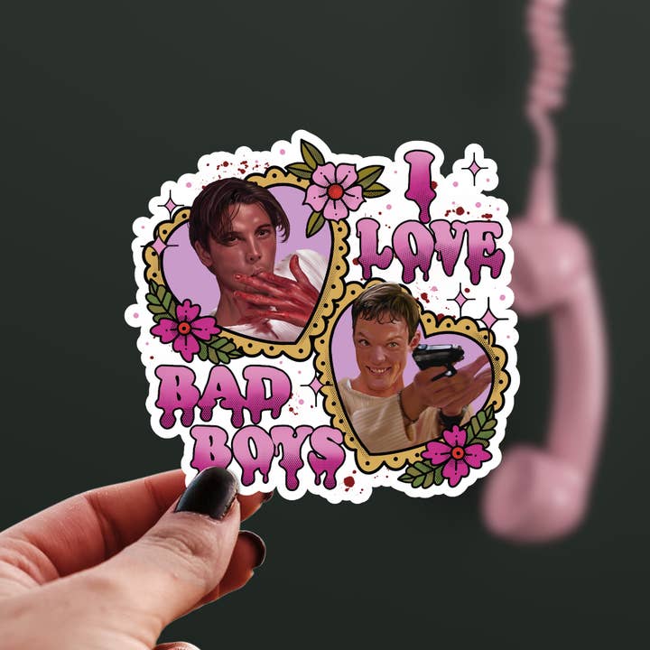 Pretty Toxic Stickers - Wholesale Sticker - Scream Sticker, Billy Loomis Ghostface, Favorite Scary Movie