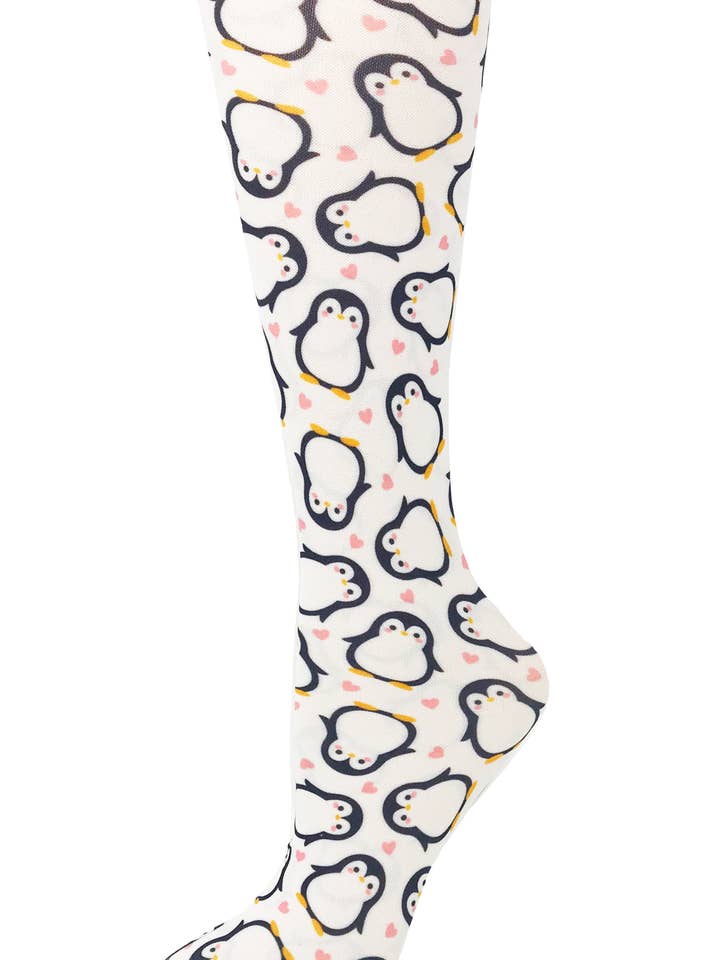 Penguin Love - Meias de Compressão Cutieful por atacado de Cutieful