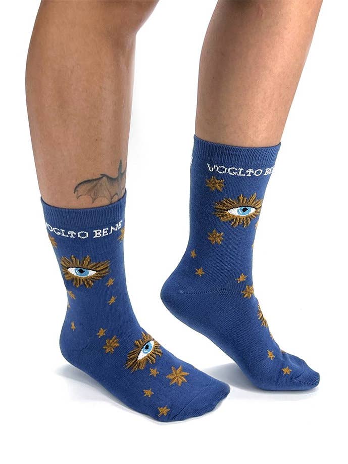 Voglio Bene - Wholesale Socks - Unisex - SACRED EYE SOCKS 36/41