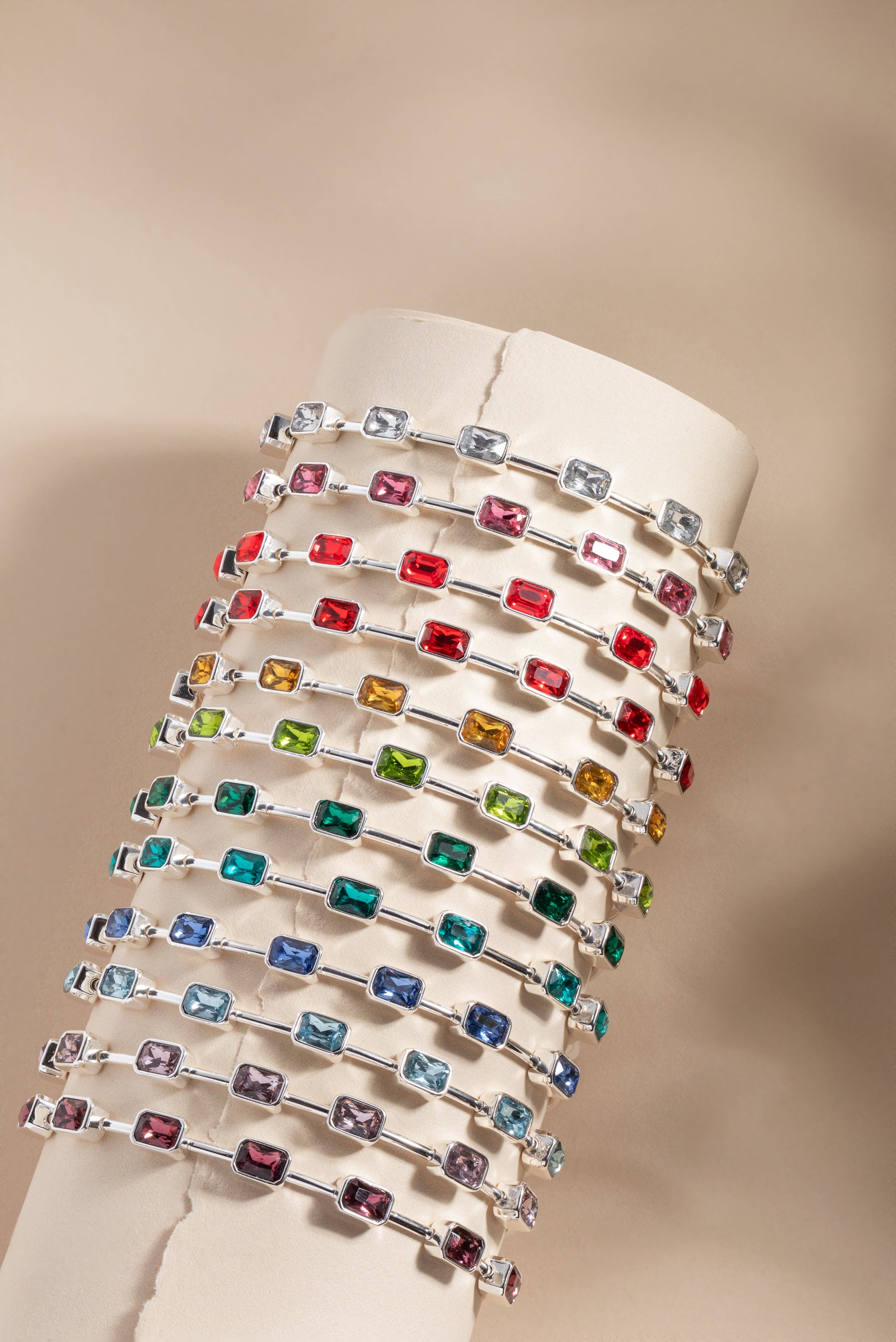 Alex and Ani - Wholesale Bangle Bracelet - April Birthstone Emerald Cut Bangle3