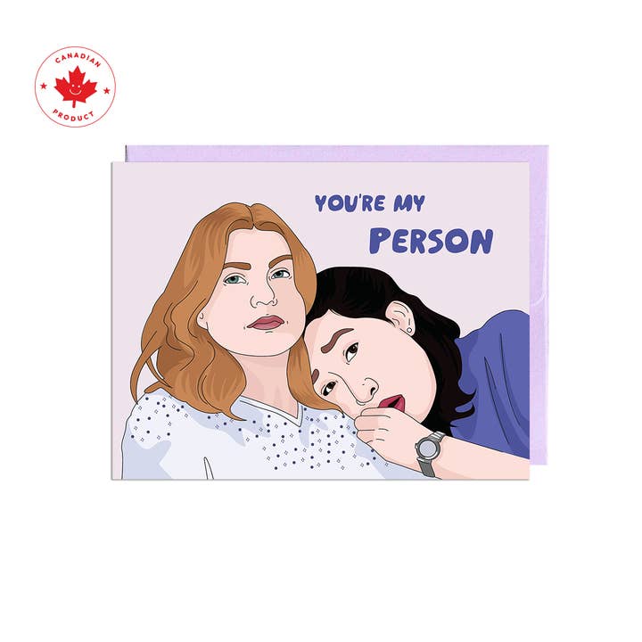 Party Mountain Paper co. - Wholesale Love Card - You're My Person | Last Chance