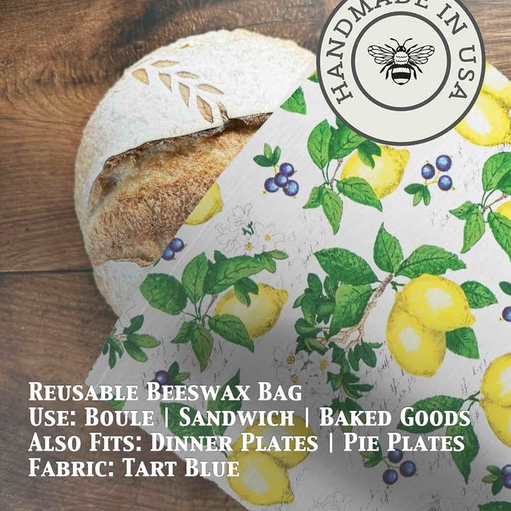 Five Oaks Farm – Großhandel Verpackung/Beutel zur Aufbewahrung von Lebensmitteln – Brotbeutel | Bienenwachsbeschichtet64