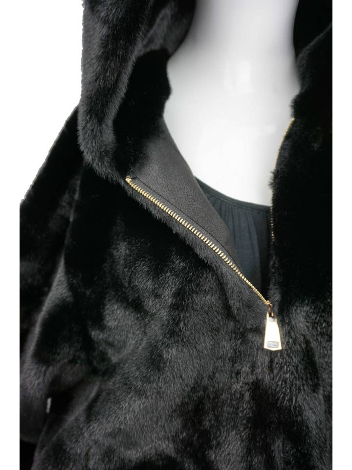 Anais - Wholesale Jacket - Women's - Faux fur hooded jacket MT0902