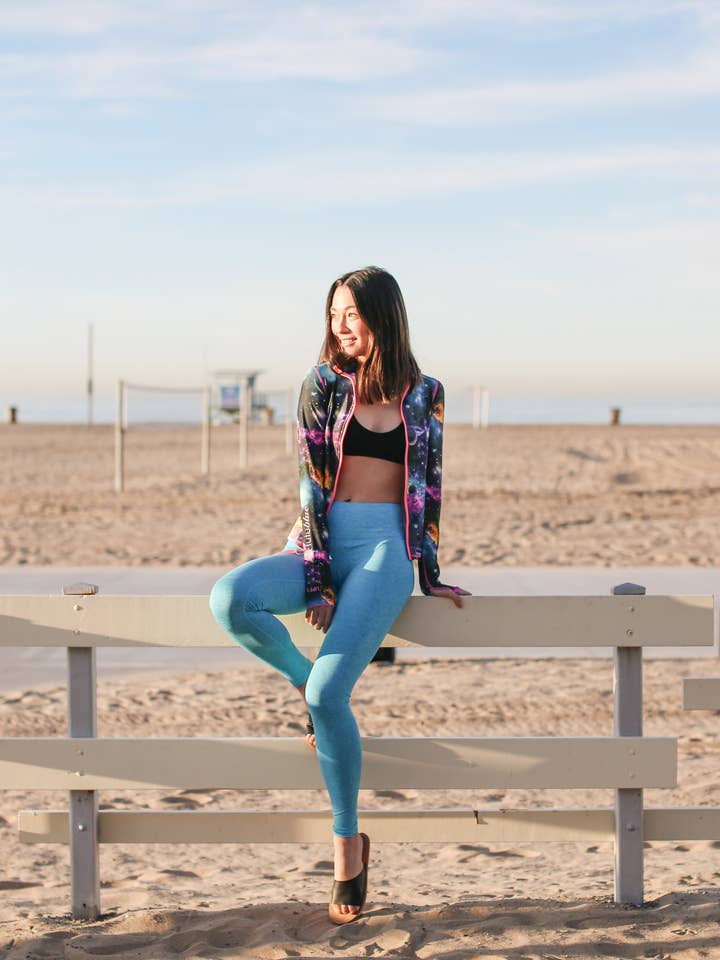 LEGGINGS TAILLE HAUTE POUR FEMMES - TURQ pour la vente par Tutublue