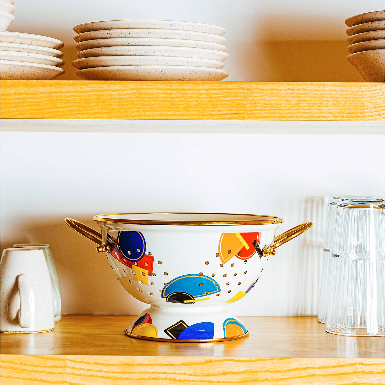 Darling Spring - Vendita all'ingrosso Scolapasta - Scolapasta smaltato Bauhaus20