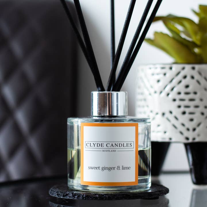 CLYDE CANDLES - Wholesale Reed Diffuser - Sweet Ginger & Lime Reed Diffuser3