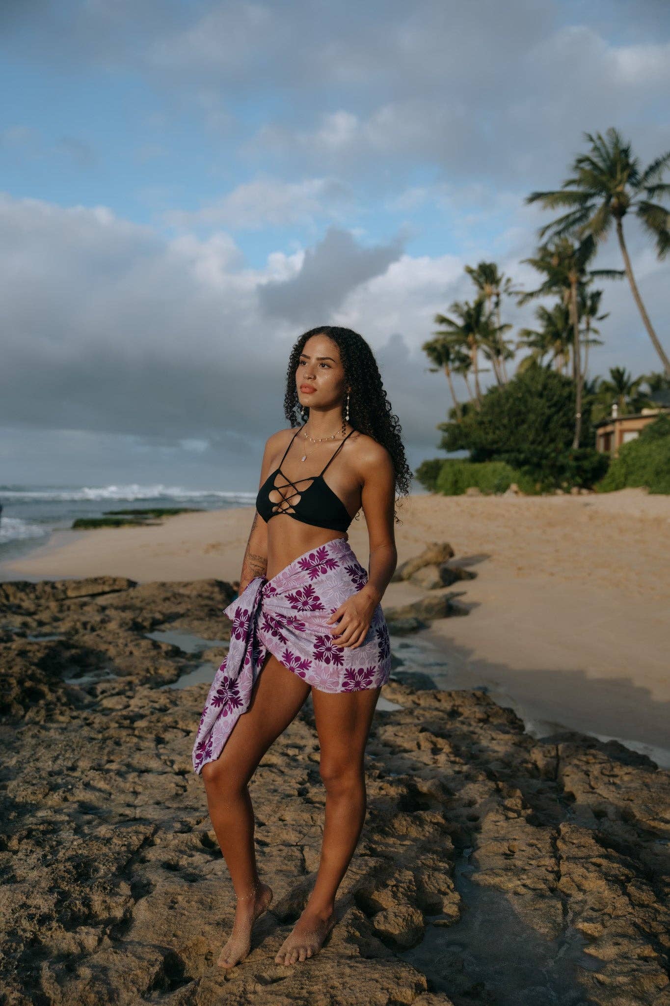 Revel Sun Hawai'i - Vente Cache-maillot – femme - Poni Quilt Pareo1