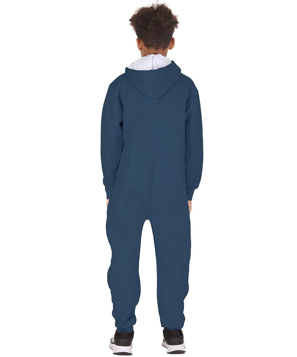 Trendy Toggs Kids Navy Blue Zip Up Onesie for wholesale on Faire6