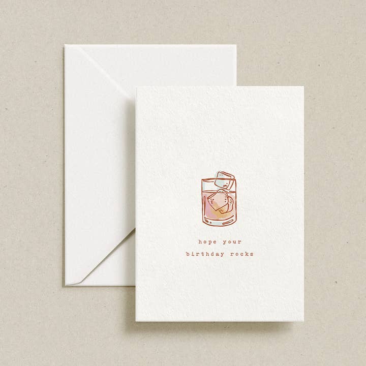 Birthday Rocks Greeting Card for wholesale by Party Tricks Chix