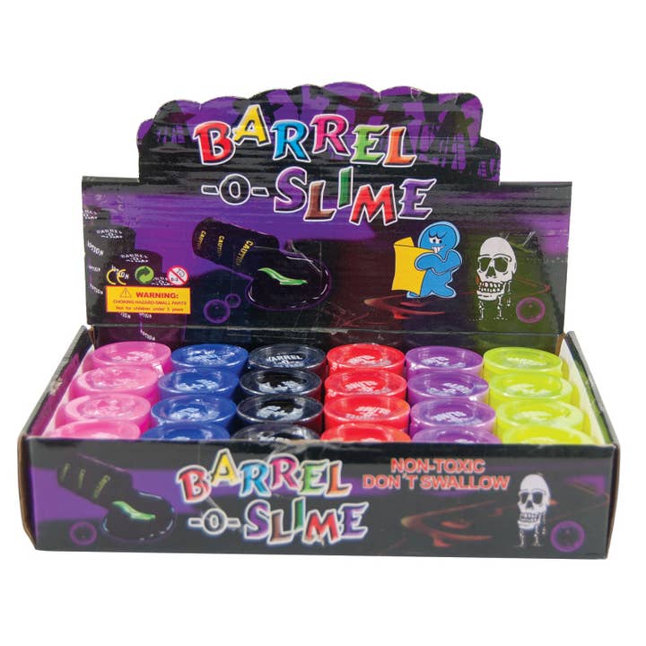Geddes - Wholesale Putty/Slime - Kids - BARREL OF SLIME TOY 24/DSP