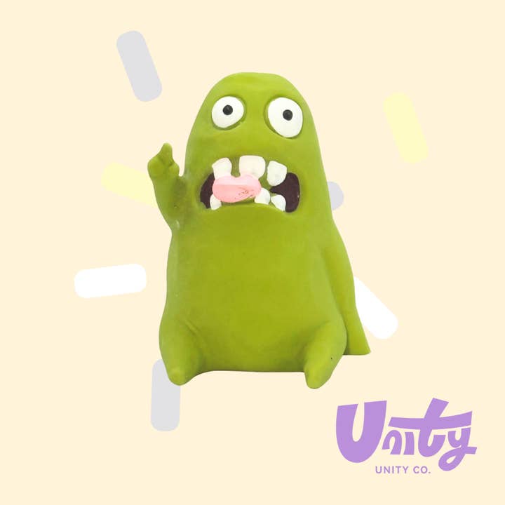 Giocattolo cigolante in lattice naturale Blah Blah per la vendita all'ingrosso da parte di Unity Co