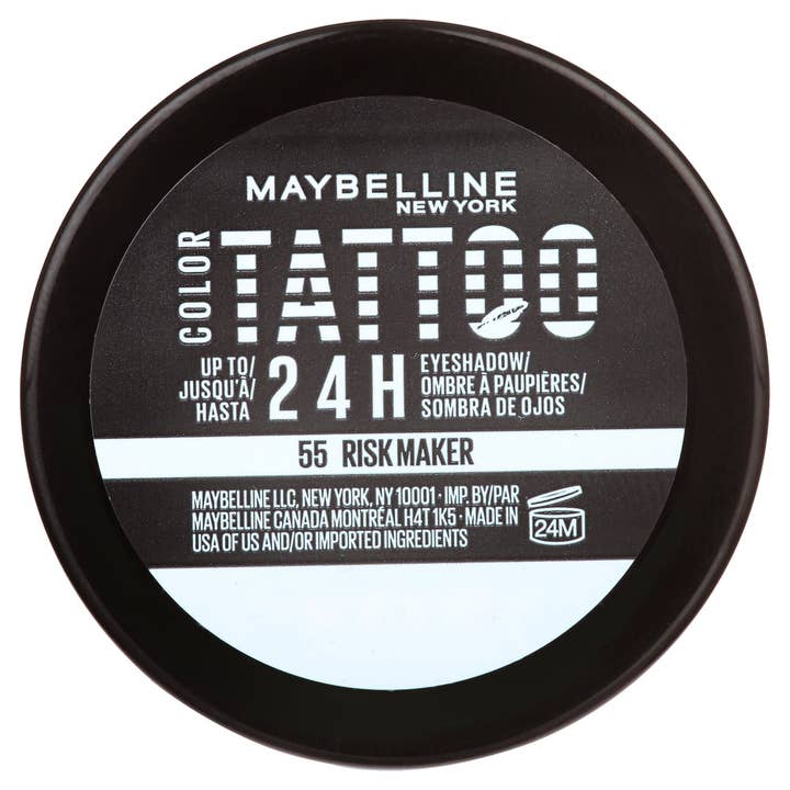Maybelline Ombretto in Crema a Lunga Tenuta Fino a 24 Ore, Risk Maker, 0,14 oz per la vendita all'ingrosso da parte di Super Stock Wholesale