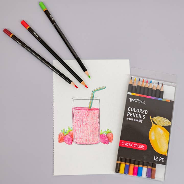 Matite Colorate BR 12 Pezzi Colori Classici per la vendita all'ingrosso da parte di Momenta