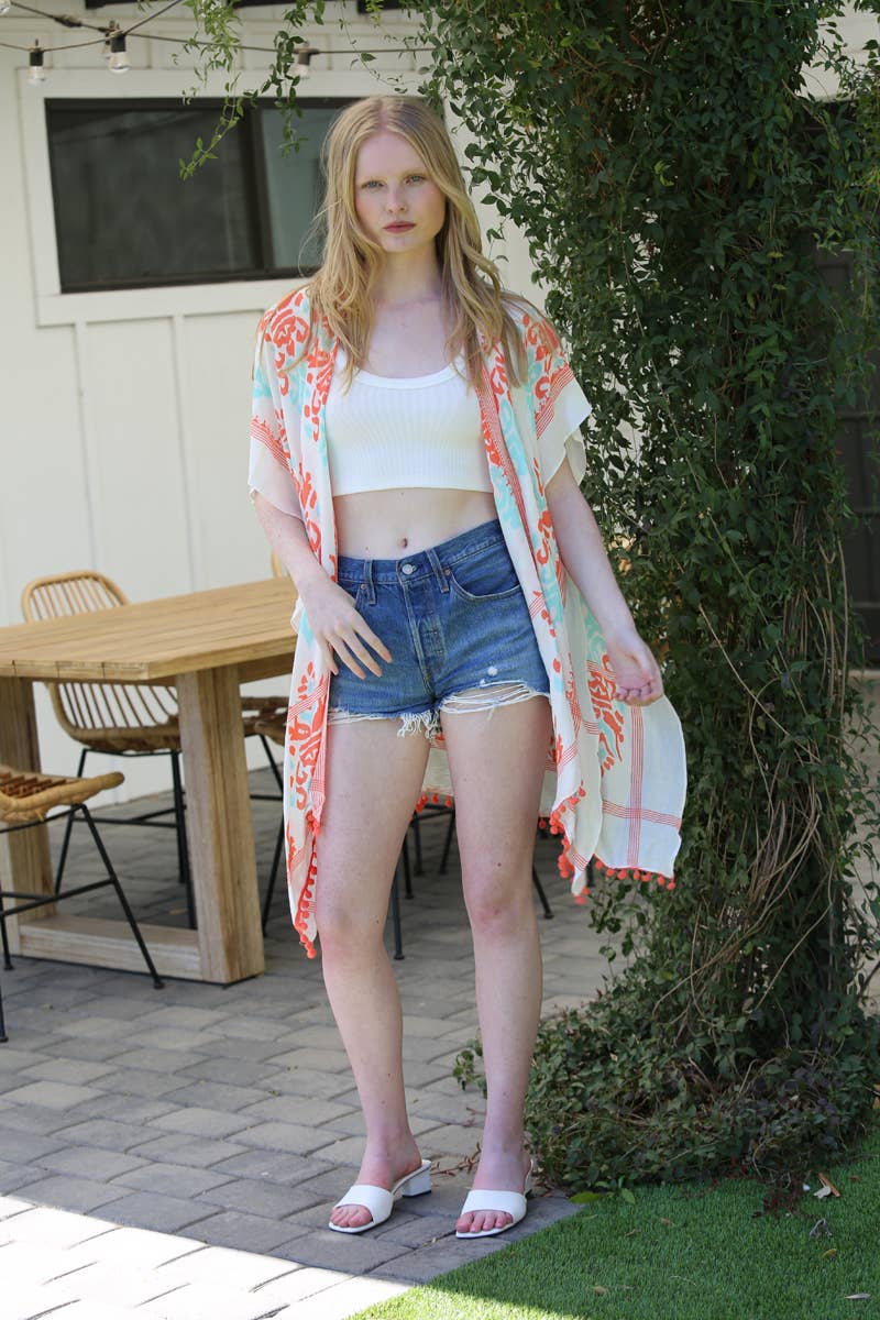 ANGIE - Vendita all'ingrosso Kimono - Donna - X2W48-BR966