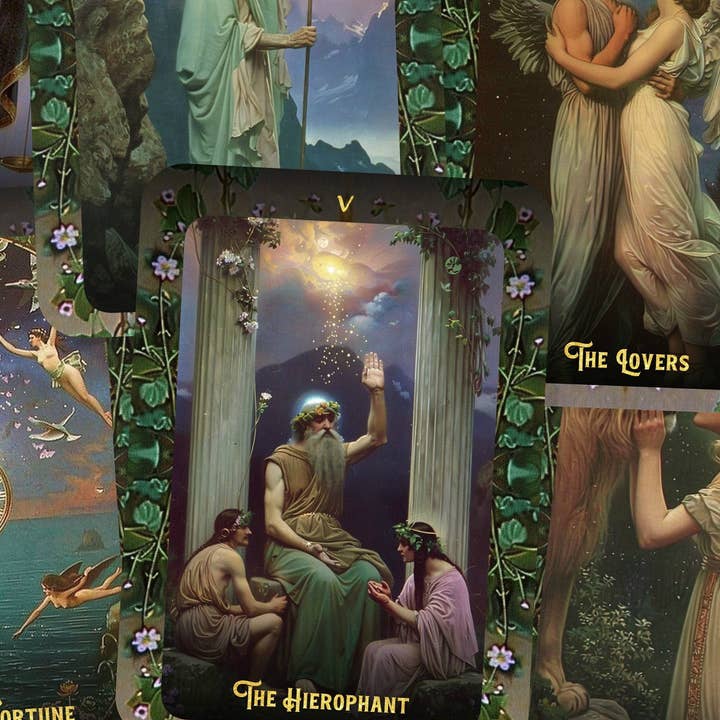Ibiza Tarot USA - Venta al por mayor Cartas del tarot - Tarot Elysian Dreams - 78 cartas - Tarot - Baraja de tarot - Adivinación - Herramientas de adivinación