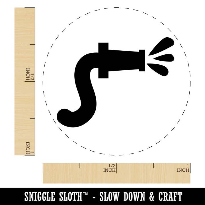 Fire Hose Firefighter with Water Self-Inking Rubber Stamp for Stamping Crafting Planners for wholesale by Sniggle Sloth