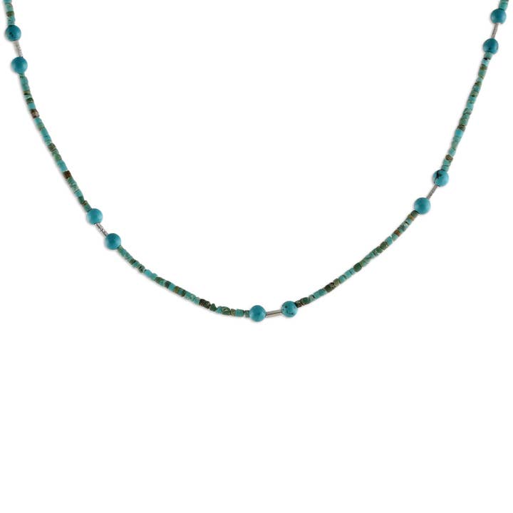 Collier NOVICA Blue Islands en argent sterling pour la vente par NOVICA