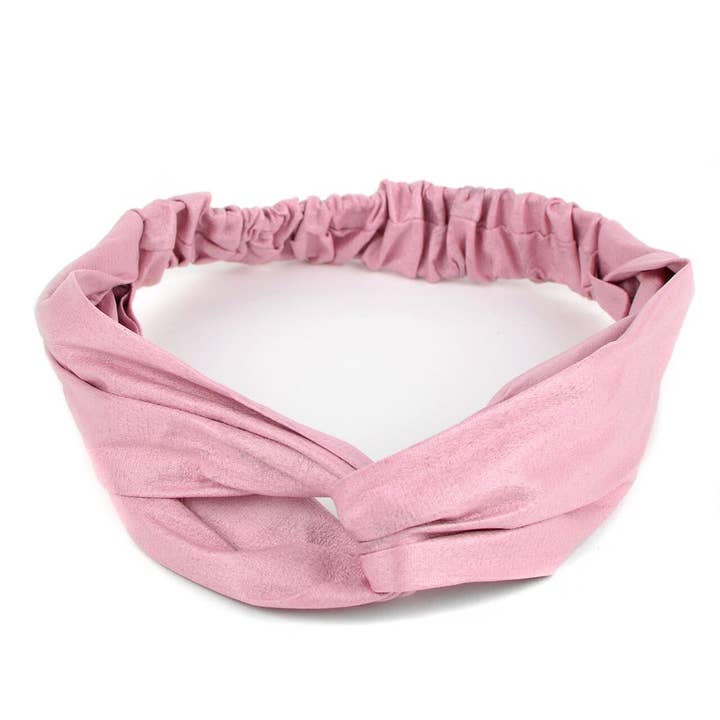 Selini New York - Wholesale Fashion Headband - Women's - 12pc Assorted Ladies Criss Cross Solid Headbands
