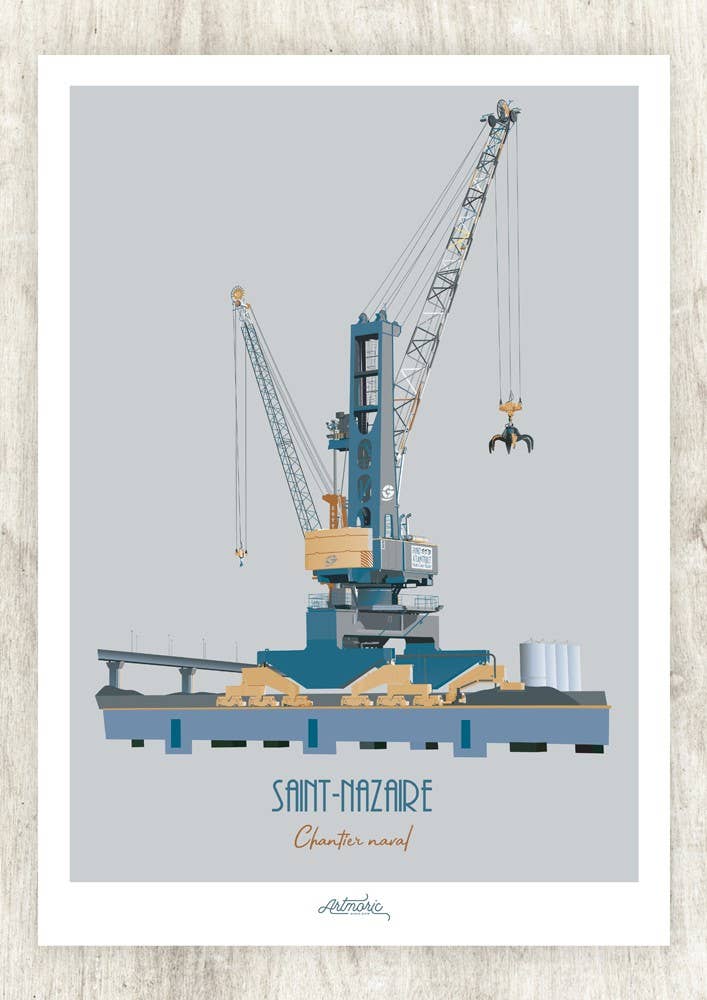 Artmoric - Venta al por mayor Ilustración - Saint-Nazaire/Astillero0