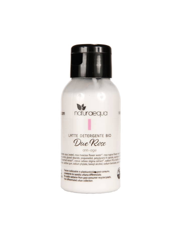 Leche limpiadora BIO Two Roses (mini, 100 ml) para venta al por mayor de NaturaEqua