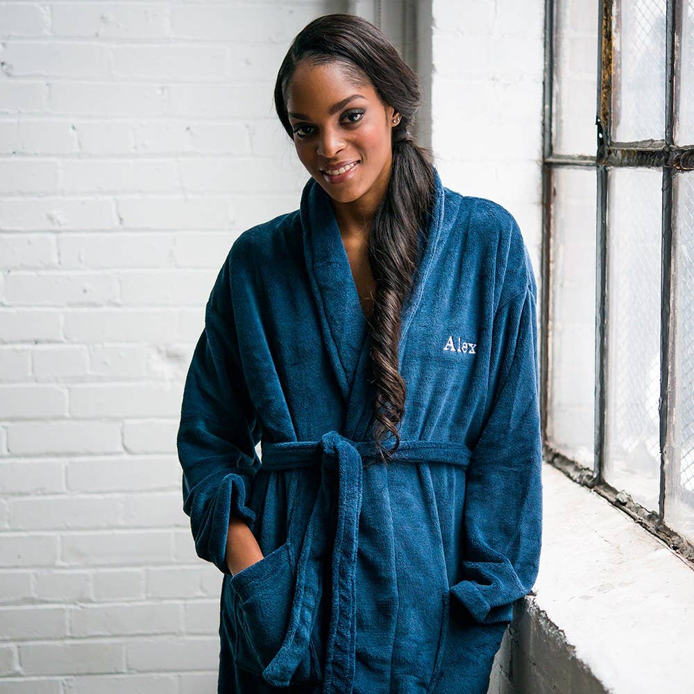 Weddingstar Inc. - Vendita all'ingrosso Vestaglia - Donna - Accappatoio in pile da donna con tasche - 2 colori1