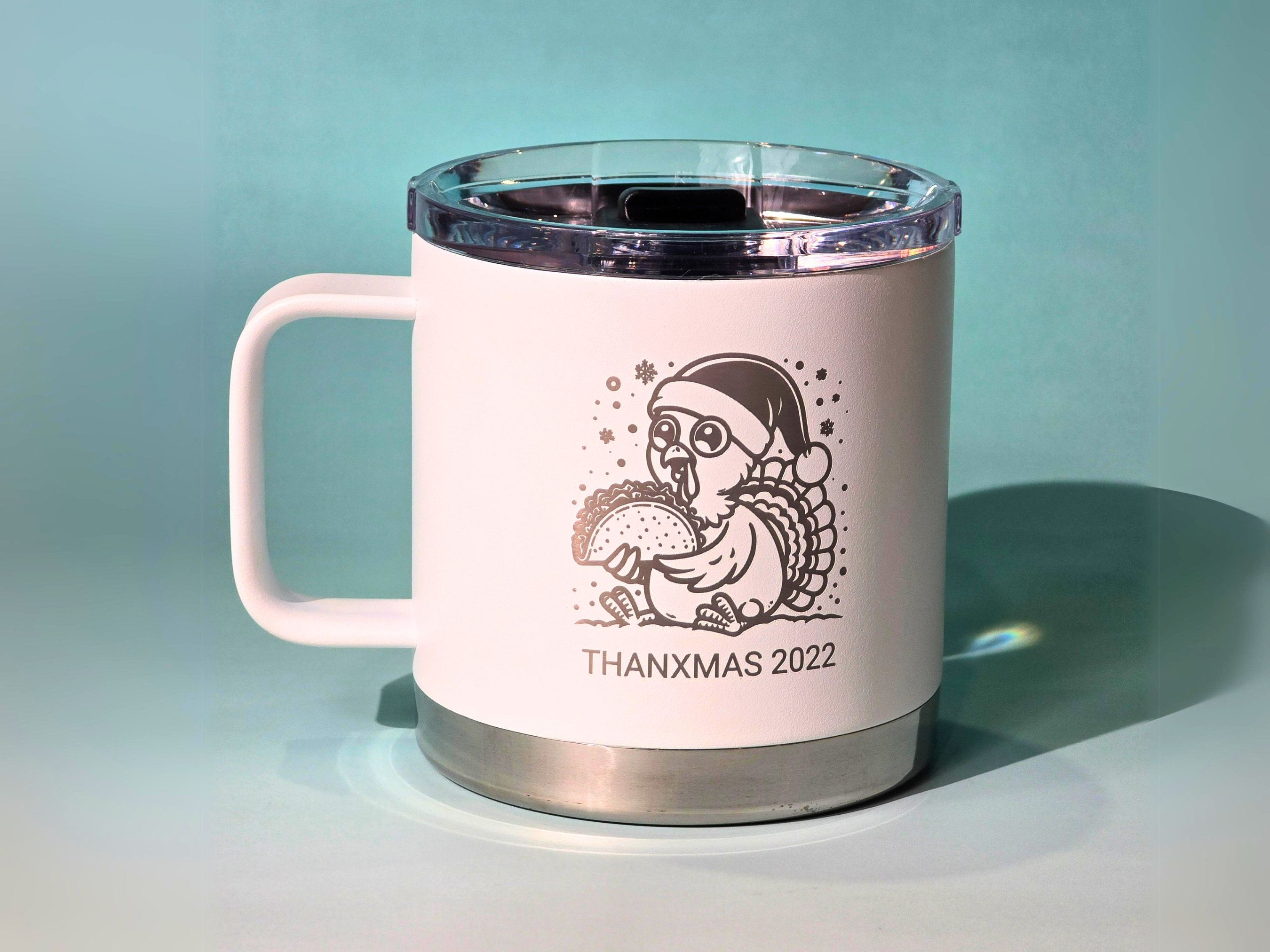 LAMOSE - Wholesale Insulated Mug/Tumbler - Business Logo Custom Engraved Insulated Coffee Mug with Lid 13