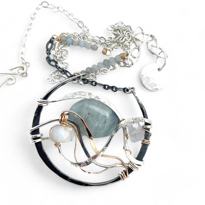 Art by any Means Jewelry – wholesale Hänge-/berlockhalsband – Atmosfäriskt Cameo halsband 83415N