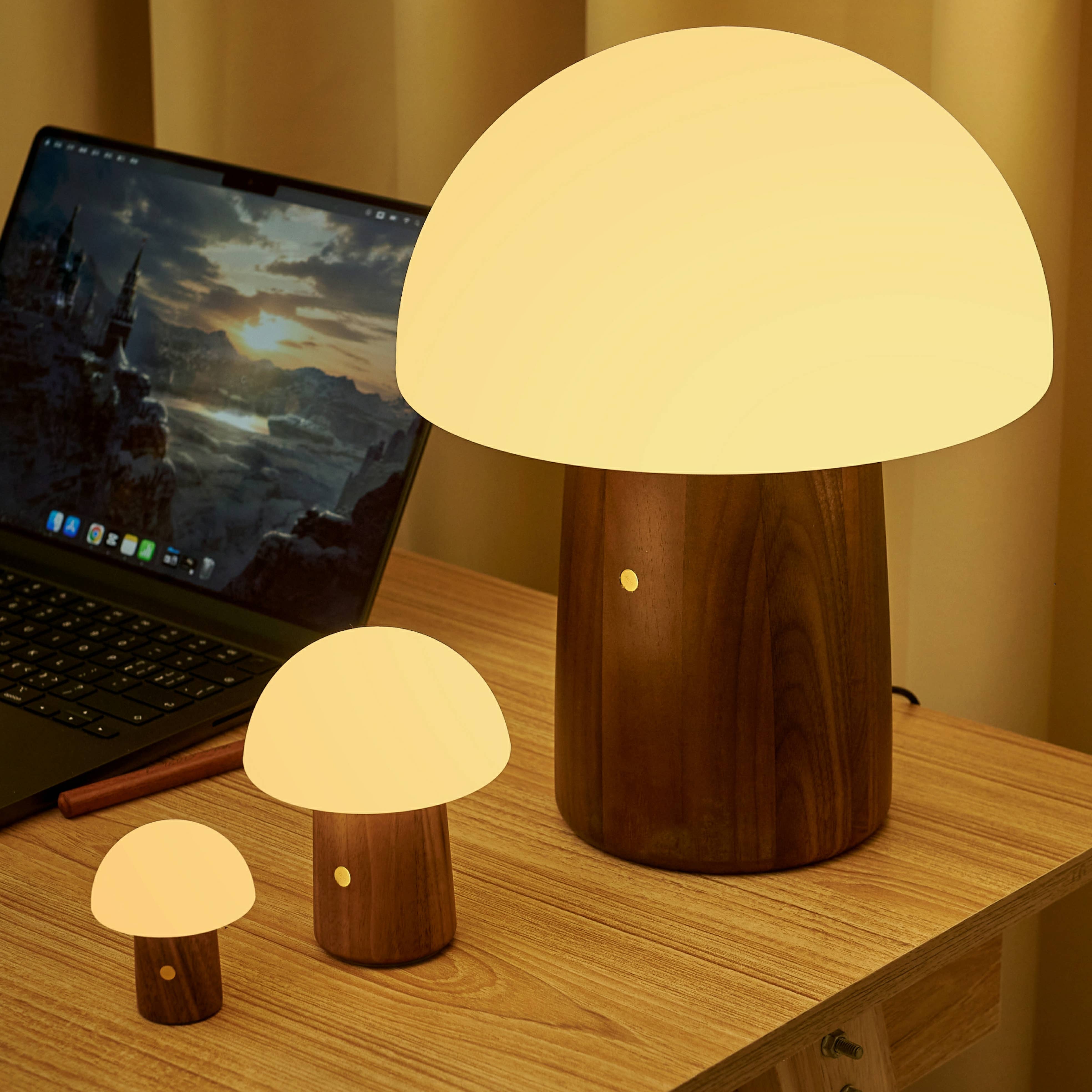 Gingko Design EU - Wholesale Accent/Desk Lamp - Alice Mushroom Lamp (Super Mini Size)2