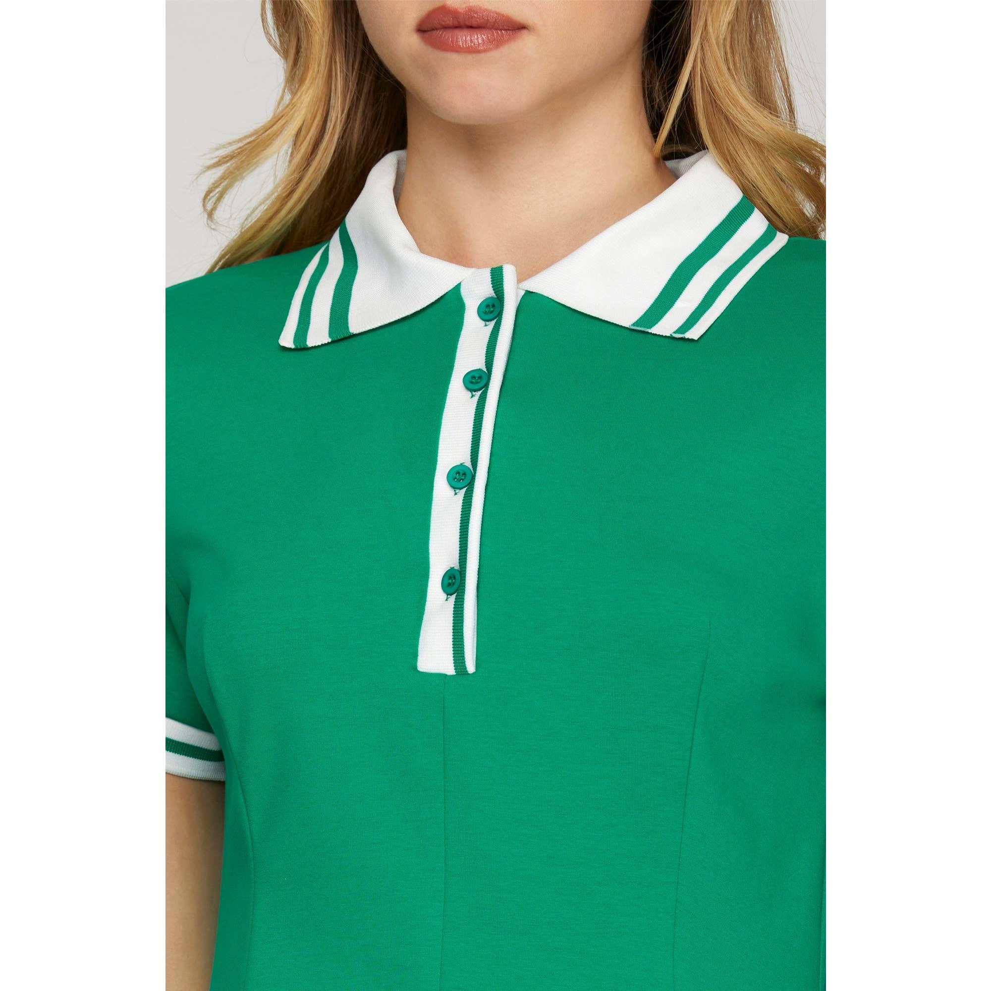 STYLE USA - Venta al por mayor Vestido - Mujer - VESTIDO POLO DE PUNTO6