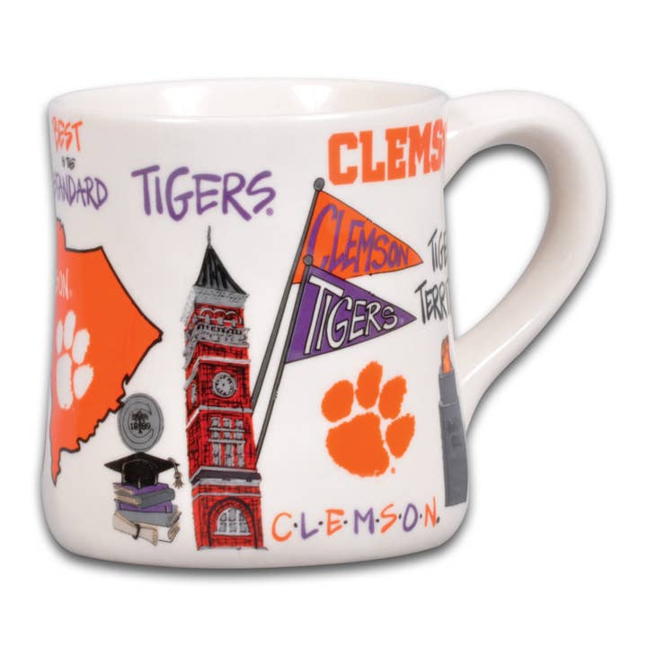 MAGNOLIA LANE - Wholesale Coffee Mug - CLEMSON Icon Mug