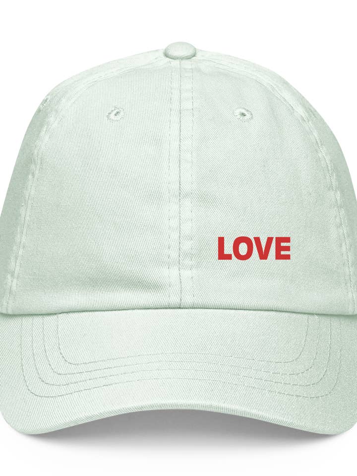 LOVE Pastel baseball hat - MINT for wholesale by Leggybuddy