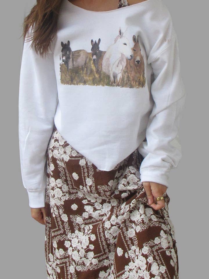 Sweat-shirt - EMMM Donkeys pour la vente par DOLLY ESTELLE